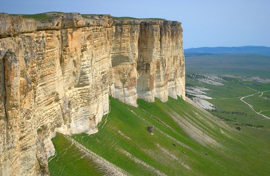 Памятник природы Белая Скала в Крыму (Ак-Кая)