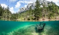 Зеленое озеро в Австрии (15 фото)