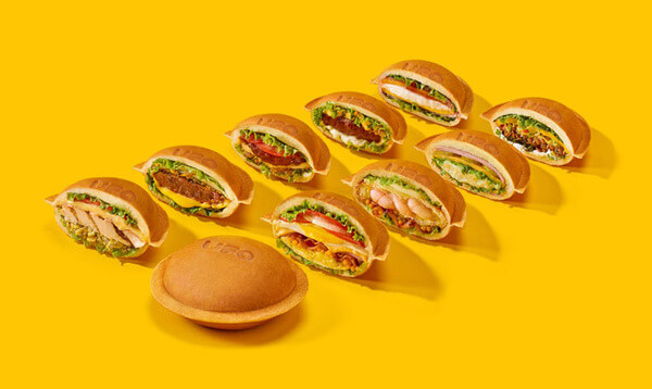 Бургер в форме НЛО (UFO Burger) — корейская уличная еда